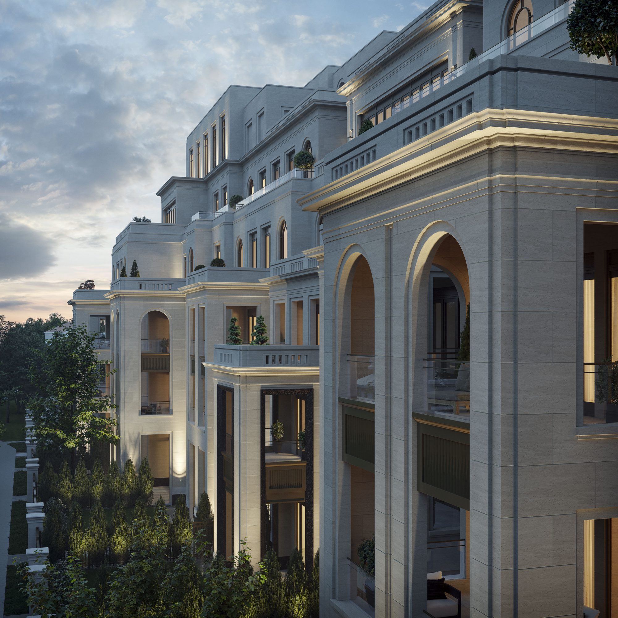 2 Post Road architectural detail