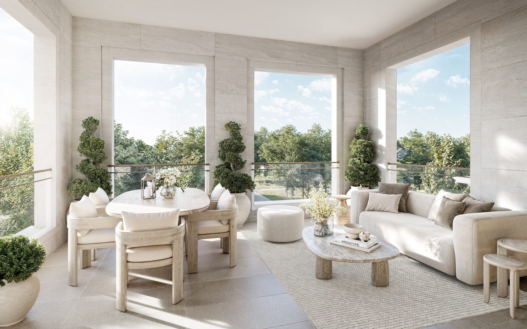 2 Post Road loggia suite