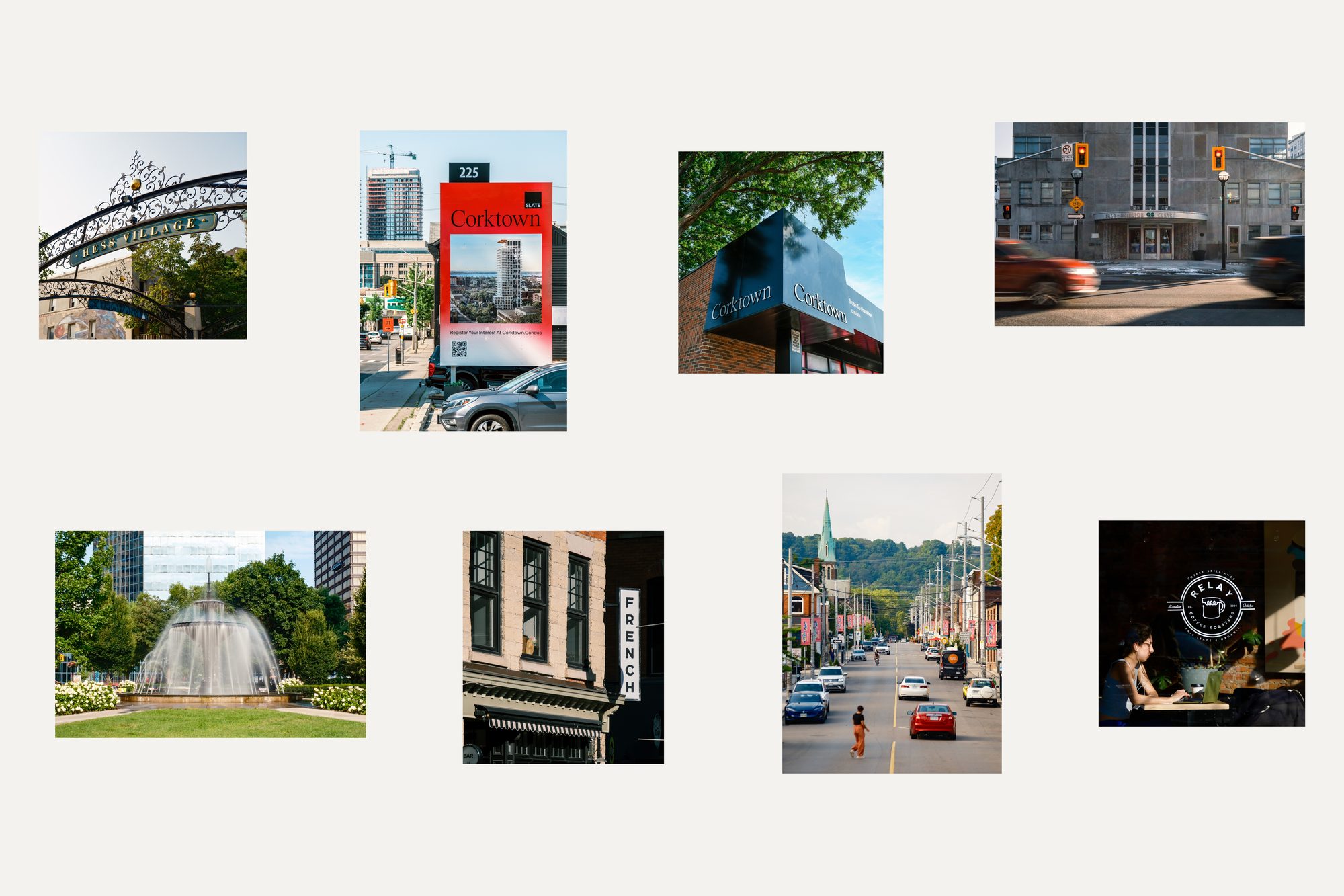 Corktown neighbourhood collage